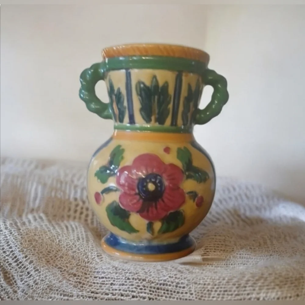 Double Handle Floral Vase